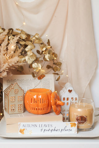 Hello Autumn Pumpkin Oil Burner