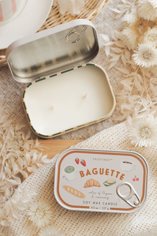 Paddywax - Bistro Tin Candle in Baguette