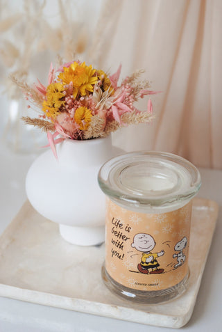 Snoopy - Life Is Better With You Candle