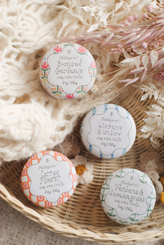 Paddywax - Tulip Tin Candle in Wisteria & Willow