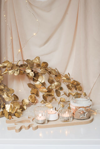 Deer Tray & Tealight Holders Set