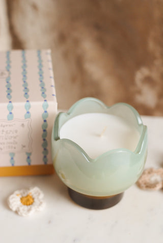Paddywax - Tulip Glass Candle in Wisteria & Willow