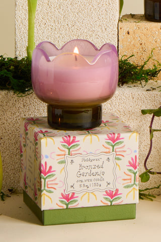 Paddywax - Tulip Glass Candle in Bronzed Gardenia