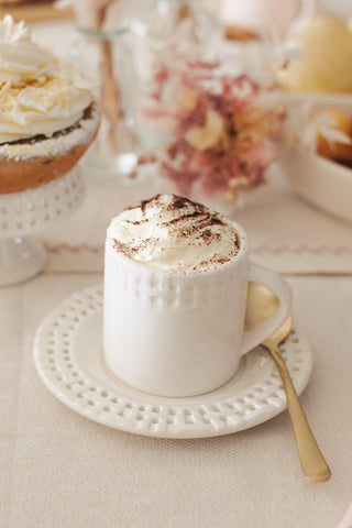 White Cup & Saucer