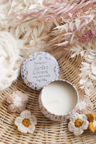 Paddywax - Tulip Tin Candle in Garden & Grove