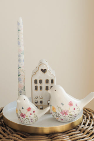 Floral Ditsy Dinner Candles - Set van 3