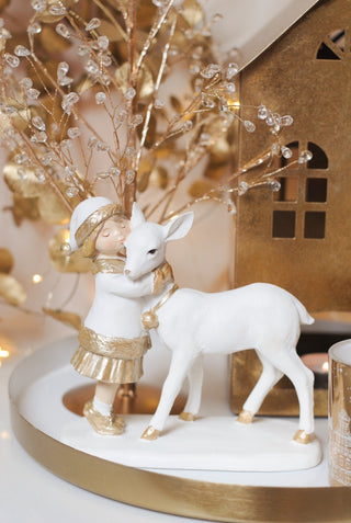 Girl with Deer