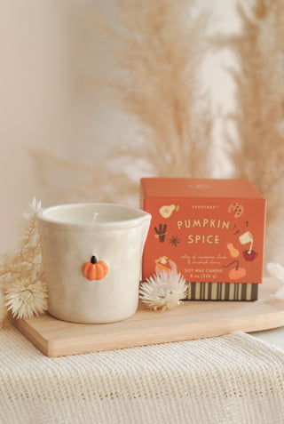 Paddywax - Bistro Ceramic Candle in Pumpkin Spice