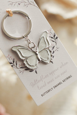 Butterflies Appear Keyring
