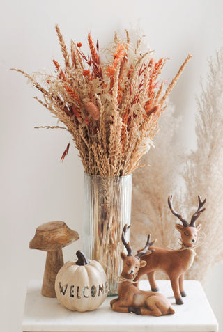 Autumn Harvest - Dried Flowers & Vase