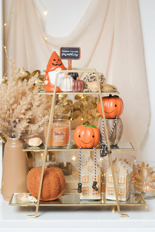 Fuzzy Orange Pumpkin