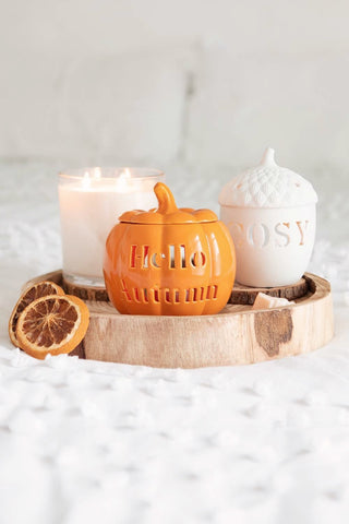 Hello Autumn Pumpkin Oil Burner