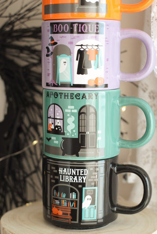 Spooky Street Stacking Mug Set