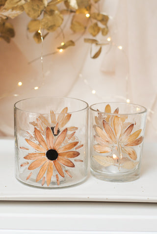 Fall Leaves Tealight Holder - Small