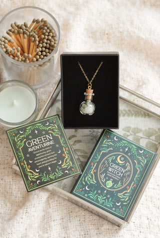 Aventurine Necklace in Giftbox
