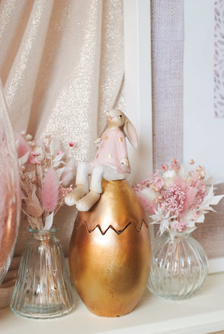 Pink & Gold Bunbun Bonbonnière
