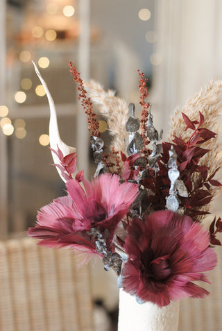 Autumn Hush - Vase & Dried Flowers