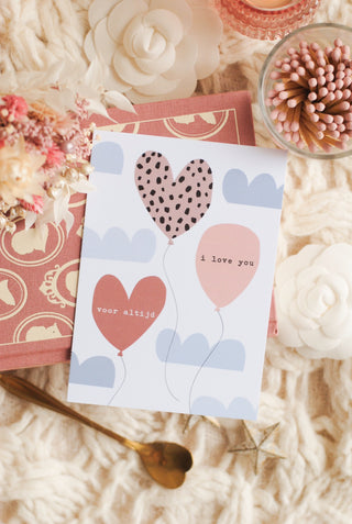 I LOVE YOU, VOOR ALTIJD - ANSICHTKAART