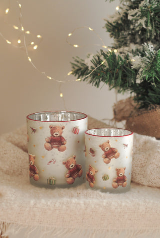 Teddy's Delight Tealight Holders - Set van 2