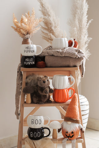 Boo - Pumpkin Mug White