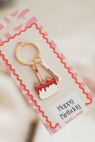 Happy Birthday Keyring