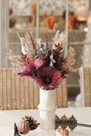 Autumn Hush - Vase & Dried Flowers
