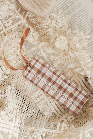 Books Are Better Bookmark with Satin Ribbon