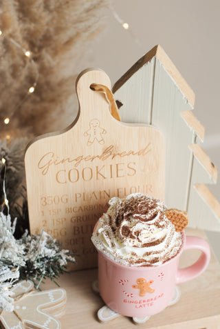 Pink Gingerbread Latte Mug