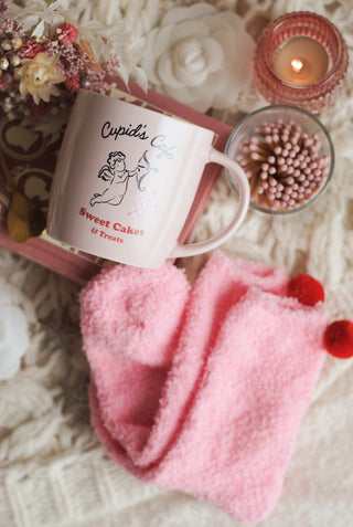 Cupid's Café Mug, Spoon & Socks Set