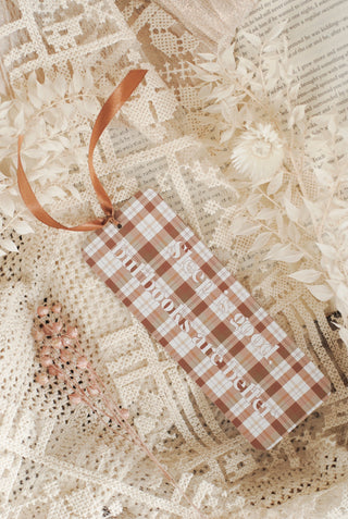 Books Are Better Bookmark with Satin Ribbon
