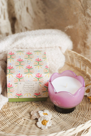 Paddywax - Tulip Glass Candle in Bronzed Gardenia