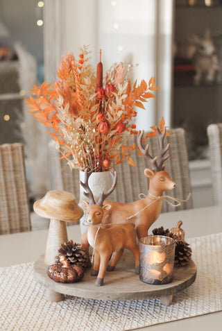 Golden Autumn Tealight Holder Small