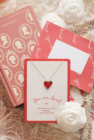 You Are Loved Necklace & Card