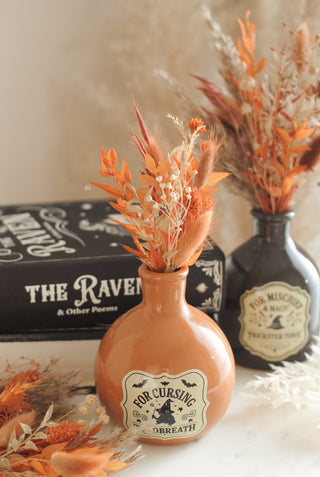 Dried Flowers Small III & Potion Bottle Vase