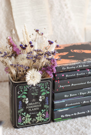Library of Plants - Book Vase & Dried Flowers