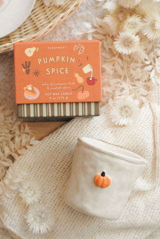 Paddywax - Bistro Ceramic Candle in Pumpkin Spice