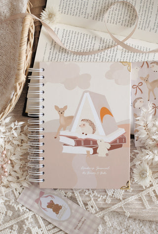 The Reading Journal '27 - White & Gold