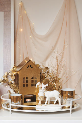 White Large Mirror Tray (49,5cm)