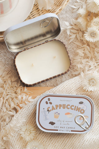 Paddywax - Bistro Tin Candle in Cappuccino