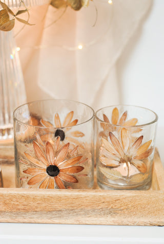 Fall Leaves Tealight Holder - Small