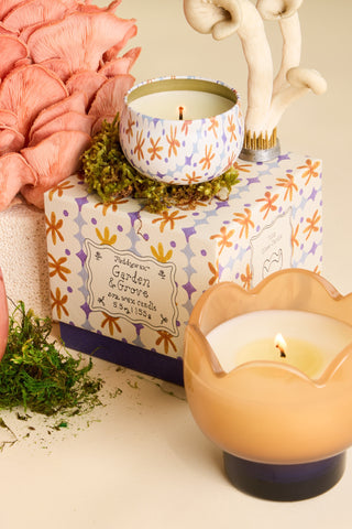 Paddywax - Tulip Glass Candle in Garden & Grove