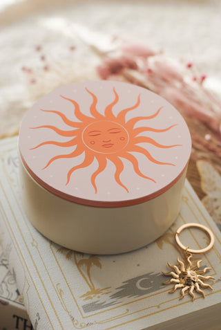 Sun Jewellery Storage Box with Mirror