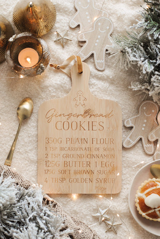 Gingerbread Cookies - Christmas Serving Board