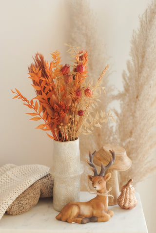 Autumn Abundance - Vase & Dried Flowers