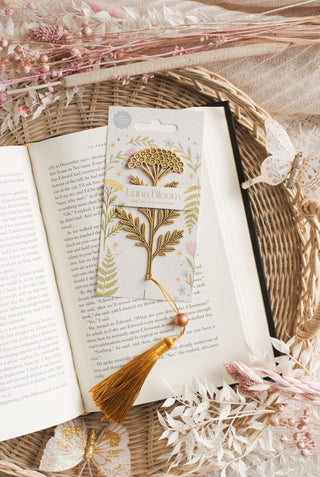 Flower - Metal Bookmark