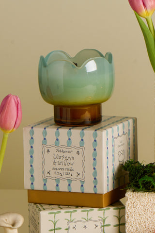 Paddywax - Tulip Glass Candle in Wisteria & Willow