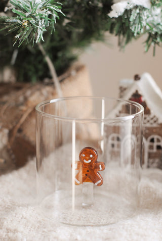 Gingerbread Drinking Glass