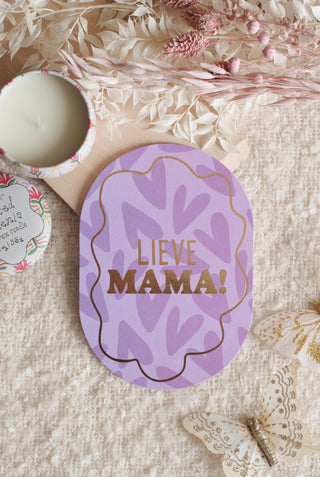 Lieve Mama! - Gold Foil Ansichtkaart