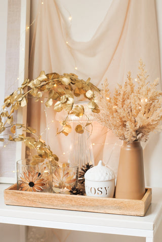 Fall Leaves Tealight Holder - Small