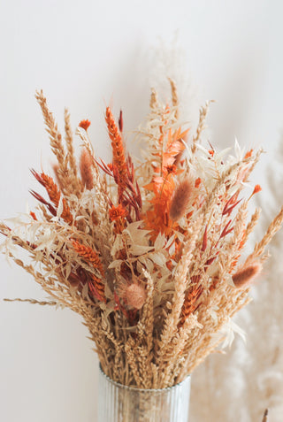 Autumn Harvest - Dried Flowers & Vase